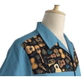 thumbnail image 4 of Nice Pattern Contrast Panel Men Shirts, 4 of 5