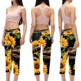 thumbnail image 2 of Crocodile Women's High Waist Printed Capris Gym Pants, Not See-Through Women Leggings, Suitable for Running, Fitness, Yoga, 2 of 6