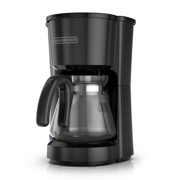 BLACK+DECKER 5Cup* Coffee Maker, Compact Design, Black, CM0700B