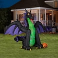thumbnail image 2 of Halloween Airblown Inflatables Animated Fire/Ice Dragon w/Wings, 11.5 ft., 2 of 7