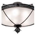 thumbnail image 4 of Meyda Tiffany 258647 Arabesque 5 Light 32" Wide Semi-Flush Bowl Ceiling Fixture - Black, 4 of 7