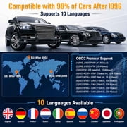 Car OBD2 Scanner Diagnostic Tool, Comprehensive Car Code Reader for All Cars, CICPAP Engine Fault Scanner CAN Diagnostic Scan Tool for All Vehicles after 1996
