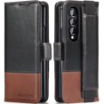 thumbnail image 1 of Funda tipo cartera KeziHome de piel auténtica para Samsung Z Fold 4, 1 of 7
