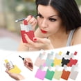 thumbnail image 3 of Pocket Mirror Stainless Steel Card Compact Mirror, Portable Frameless Makeup Mirror with Leather Case, Slim Travel Size Mirror for Easy Touch Ups, 3 of 4