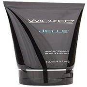 BcTlyInc Wicked Jelle Water Based Anal Lubricant Unscented 4 Oz,Water-Based