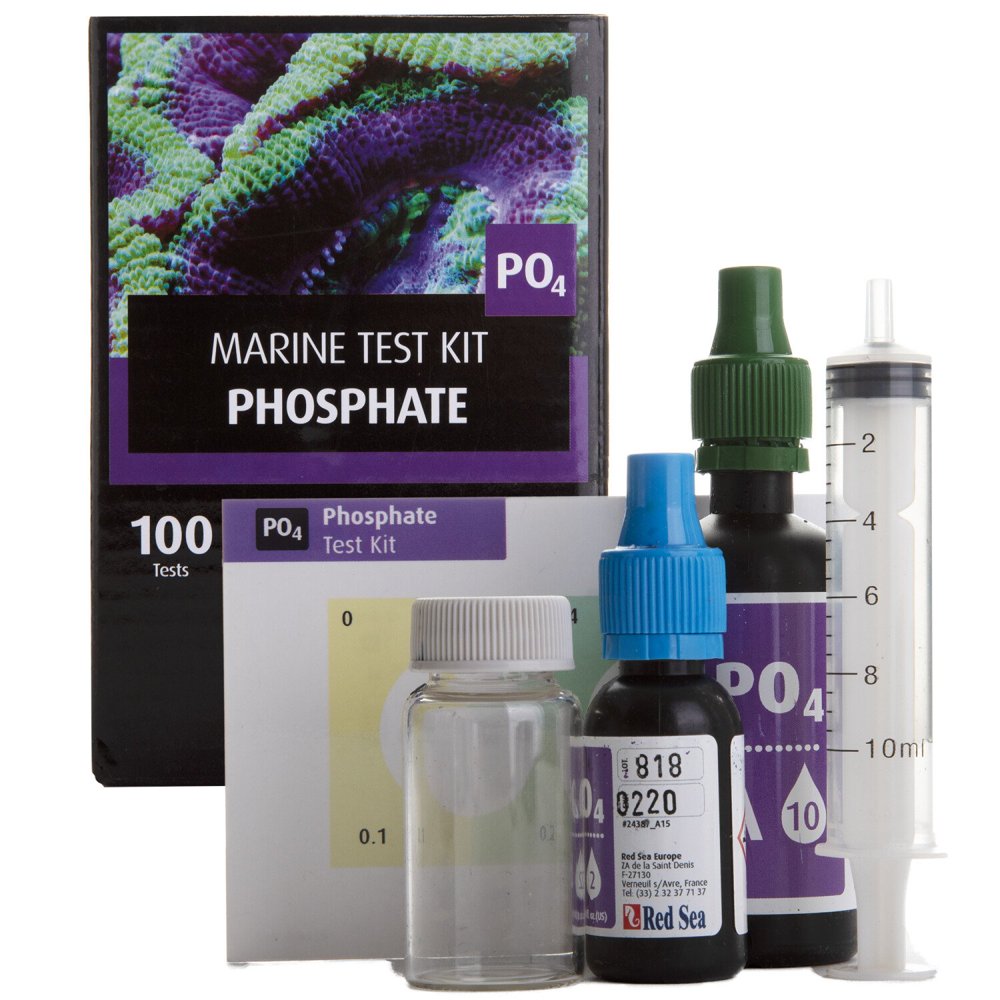 Red Sea MCP Phosphate (PO4) Test Kit Saltwater Aquariums Walmart