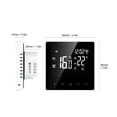 thumbnail image 6 of Tuya Smart Thermostat, Electric Floor Heating Water/Gas Boiler Temperature Remote Controller ,Temperature calibrating, 6 of 7
