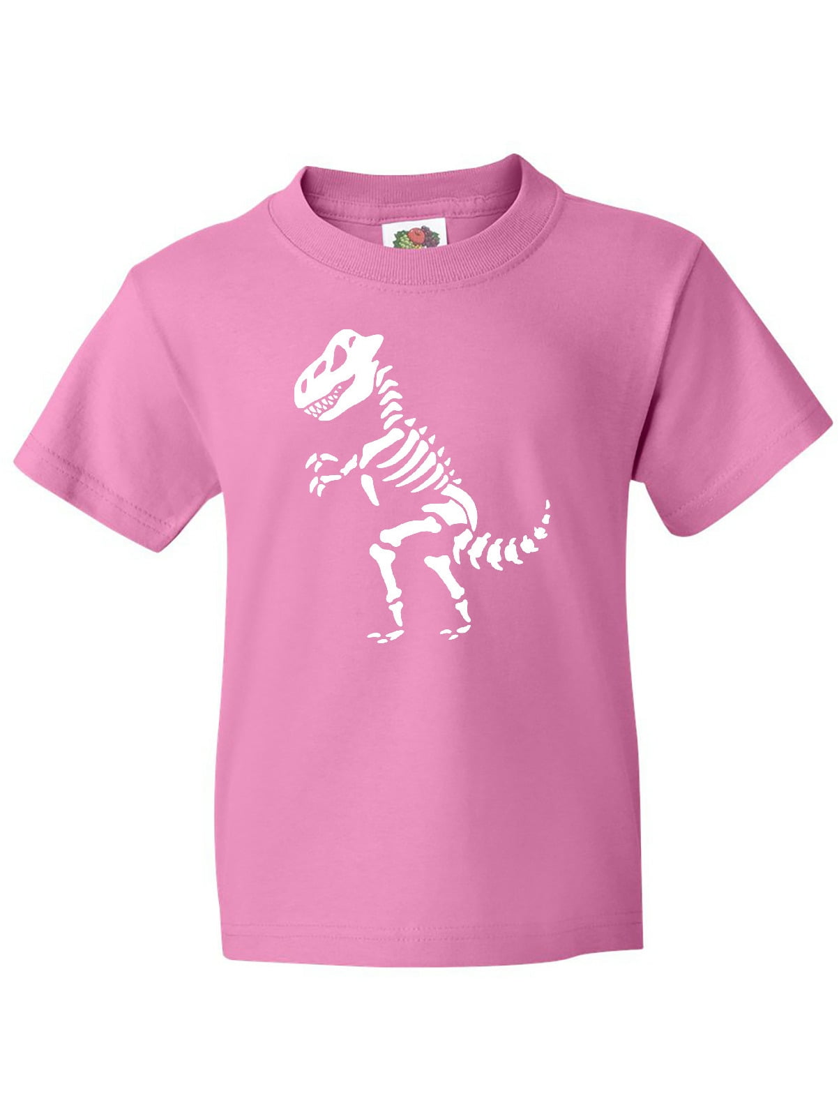 T Rex Skeleton Dinosaur Youth Boys and Girls Fashion Short Sleeve T-Shirt