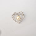 thumbnail image 2 of Broches Glitter Patement Plata Plata New Design Patrón de corazón Regalos para Mujeres Joyería Femenina Accesorios Accesorios Accesorios Accesorio Plata Inevent FN001338-01, 2 of 7