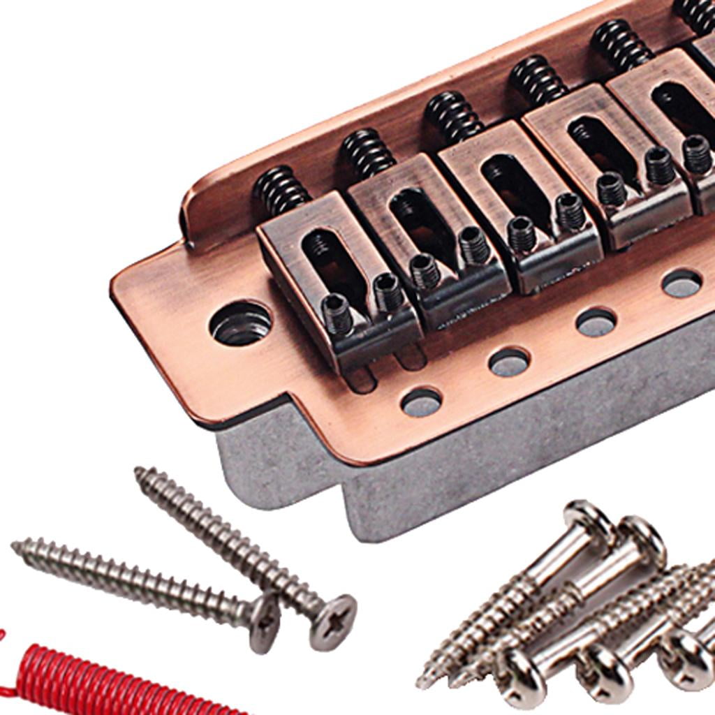 LeeQinersw Set of Guitar Tremolo Bridge for FD SQ ST Electric Guitar Replacement Parts