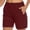 A320 Red, variant on Xdegoge Women's Quick-Dry Athletic Hiking Shorts Lightweight Water Repellent Workout Gym Shorts with Zipper Pockets