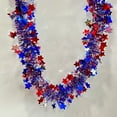 thumbnail image 2 of 6.66/33.3 FT Valentines Day Easter St. Patrick's DayGarland Decor Red Pink Purple Heart Tinsel Garland Metallic Glitter Hanging Garlands Valentines Day Decorations for Tree Mantel Home Indoor Wedding, 2 of 9
