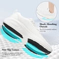 thumbnail image 5 of Ecetana Women's Platform Walking Shoes Lightweight Breathable Mesh Sneakers for Casual Work, 5 of 6