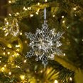 thumbnail image 4 of Neoyler Snowflake Pendant Acrylic Hanging Indoor Christmas Ornaments Crystal Like From Transparent Acrylic Tree Display Suit Christmas Decor Brings Festive Warmth 4.3In Clear, 4 of 4