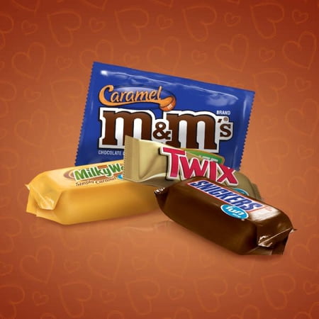 Mars M&M's Snickers Twix and Milky Way Assorted Chocolate Candy Bars 55 Pieces product image