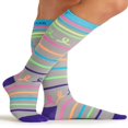 thumbnail image 3 of Printsupport Women 12 mmHg Support Socks  Regular  Pineapple Toss, 3 of 6