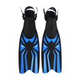 thumbnail image 3 of fastboy Chaussures de Plongée Snorkeling à Talon Ouvert avec Palmes L-TG Sangle Réglable Noir + Bleu Royal P-M, 3 of 6