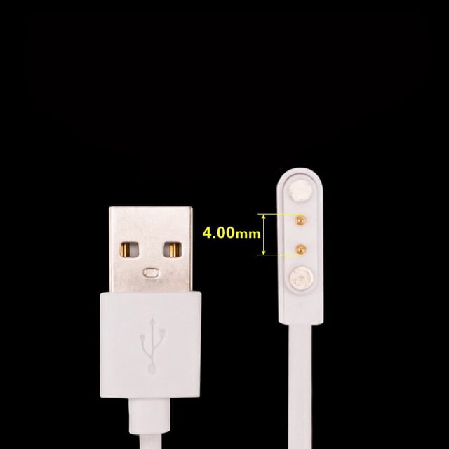 Universal Smart Watch Cable De Carga Magnético 2 Pines 4 Cargador De Reloj USB Para Inteligente 7.62mm 2.84mm 4mm