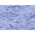thumbnail image 1 of Ahgly Company Machine Washable Indoor Rectangle Transitional Blue Area Rugs, 5' x 8', 1 of 1