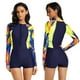 thumbnail image 5 of Traje de baño deportivo para surf traje de baño de una pieza para mujer 2024 traje de baño de manga larga traje de baño acolchado traje de baño mono, 5 of 5
