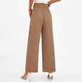 thumbnail image 7 of Suit Pants Women High Waisted Straight Leg Wide Leg Dressy Pant Relaxed Fits Business Office Work Dress Pant Casual Solid Loose Fits Lightweight Comfy Long Trousers, 7 of 7