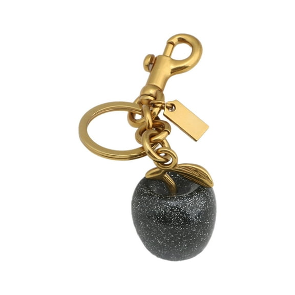 AOOOWER Apples Purse Accessory Small Bag Charm Apples Keychain Metal Texture Key Ornament Suitable for Handbags and Key Rings