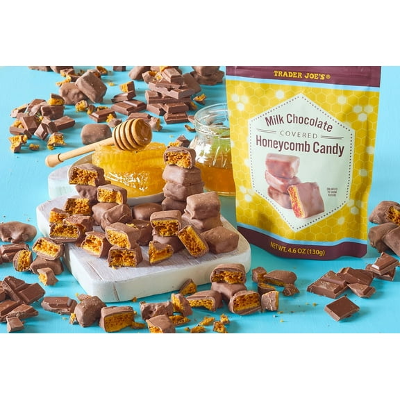 Pack of 2 - TJs Milk Chocolate Covered Honeycomb Candy 4.6 Oz