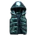 thumbnail image 2 of Chaleco de algodón para niños Parin, chaleco de algodón brillante sin lavado para hombre, ropa de jardín, ropa de trabajo, chaqueta de algodón de moda, 2 of 4