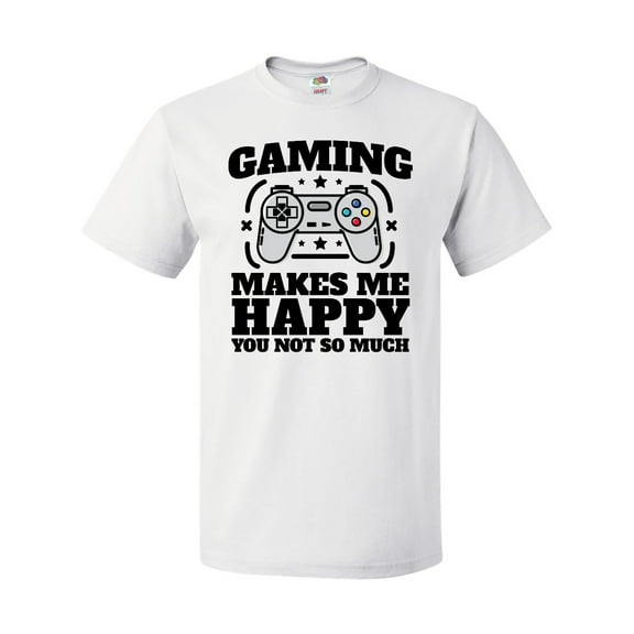 Inktastic Gaming Makes Me Happy T-Shirt