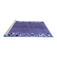 thumbnail image 2 of Ahgly Company Machine Washable Indoor Rectangle Abstract Blue Modern Area Rugs, 7' x 9', 2 of 4