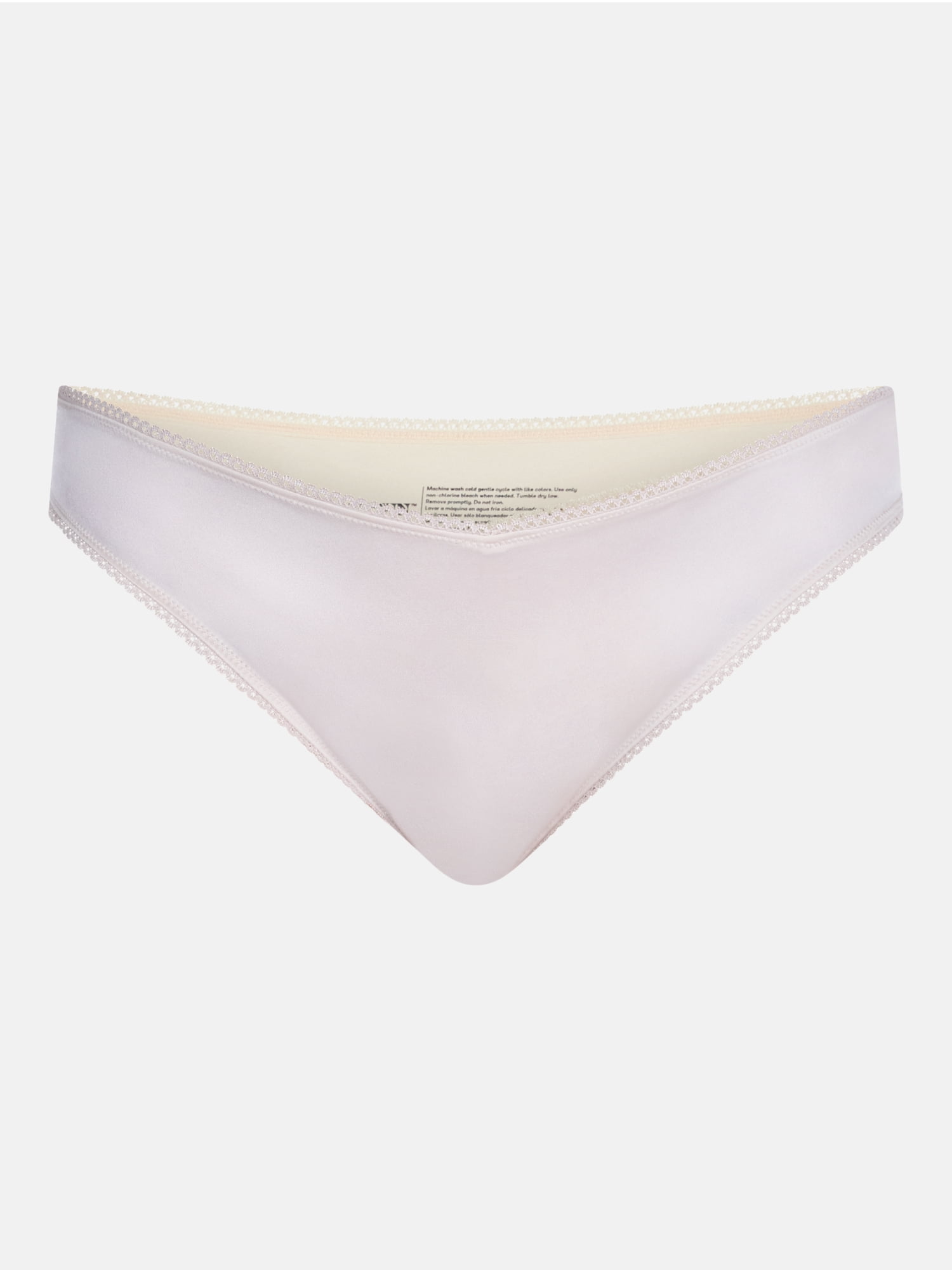Joyspun Women's Shine & Lace Thong, 3-Pack, XS - XXXL