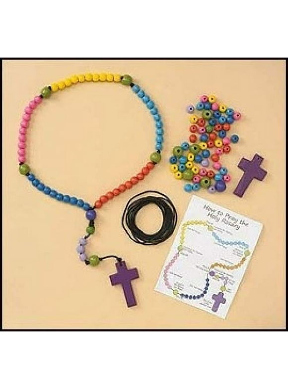 Ddi Make-Your-Own Beaded Rosary Craft Kit