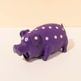 thumbnail image 4 of Natural Latex Dog Toy Pet Squeaky Toy Cartoon Pig Shape Long-lasting Bite-resistant Fun Playtime for Dogs Natural Latex, 4 of 5