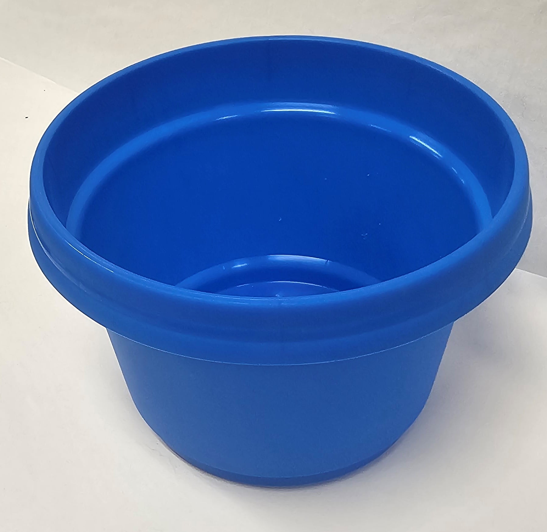 Austin Planter 9 Inch Flower Pot with Saucer Blue Colored Polypropylene (Single) Made in USA