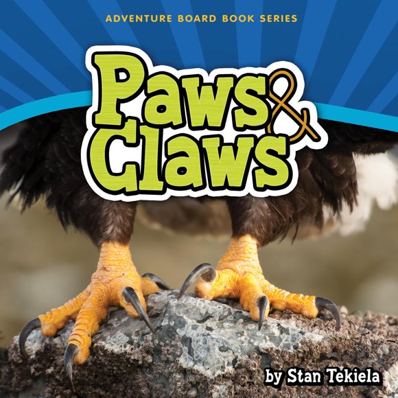 Libro de cartón Adventure Publications Paws & Claws
