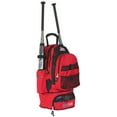 thumbnail image 5 of Tanel 360 Bat Pack Baseball/Softball Backpack Bag - Red, 5 of 6