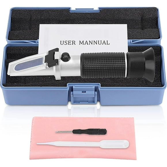 Refractómetro profesional, refractómetro portátil para bebidas, medidor para utensilios de cocina