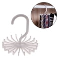 thumbnail image 3 of Bangcool Tie Hook Multipurpose Twirl Plastic Scarf Organizer Tie Rack Holder for Closet, 3 of 10