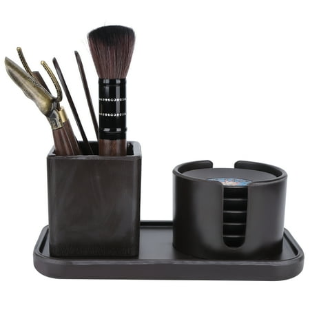 

Black Tea Tool Set Elegant Teacup Mat Durable For Tea Lovers Cyan
