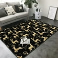 thumbnail image 3 of Area Rugs For Living Room Decor - Artistic Elk Deer Soft Anti Slip Throw Washable Rugs 5x7 For Bedroom, Indoor Carpet For Bedroom Living Room 80x58In, 3 of 7