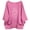 Hot Pink-shirts, variant on Inverlee Cotton Linen Oversized V Neck Tunic Tops for Women Trendy Floral Print Wide 3/4 Sleeve Shirts Dressy Casual Breathable Loose Fit Blouse with High-low Hem