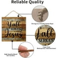12x12in Wood Sign Positive Quotes Christian Saying Yall Seriously