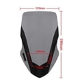 thumbnail image 5 of Motorcycle Windshield Windscreen Deflector for Yamaha NMAX155 NMAX125 NMAX 125 NMAX 155 2016-2018 Fr, 5 of 5