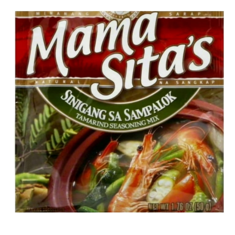 Mama Sita's Seasoning Sinigang Mix, 1.76 Oz (5 Pack) with Spatula