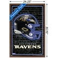 thumbnail image 3 of NFL Baltimore Ravens - Neon Helmet 23 Wall Poster, 22.375" x 34" Framed, 3 of 5