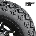 thumbnail image 2 of Hardcore Parts 4" Block Lift Kit for YAMAHA G2/G9 Golf Cart with 10" Machined/Black 'Kraken' Wheels and 20"x10"-10" DOT rated All-Terrain tires, 2 of 4