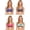 Play on Bra Pack, variant on Just Intimates Racerback Sports Bra / Bras for Women (Pack of 4) (Play on Bra Pack, 36)