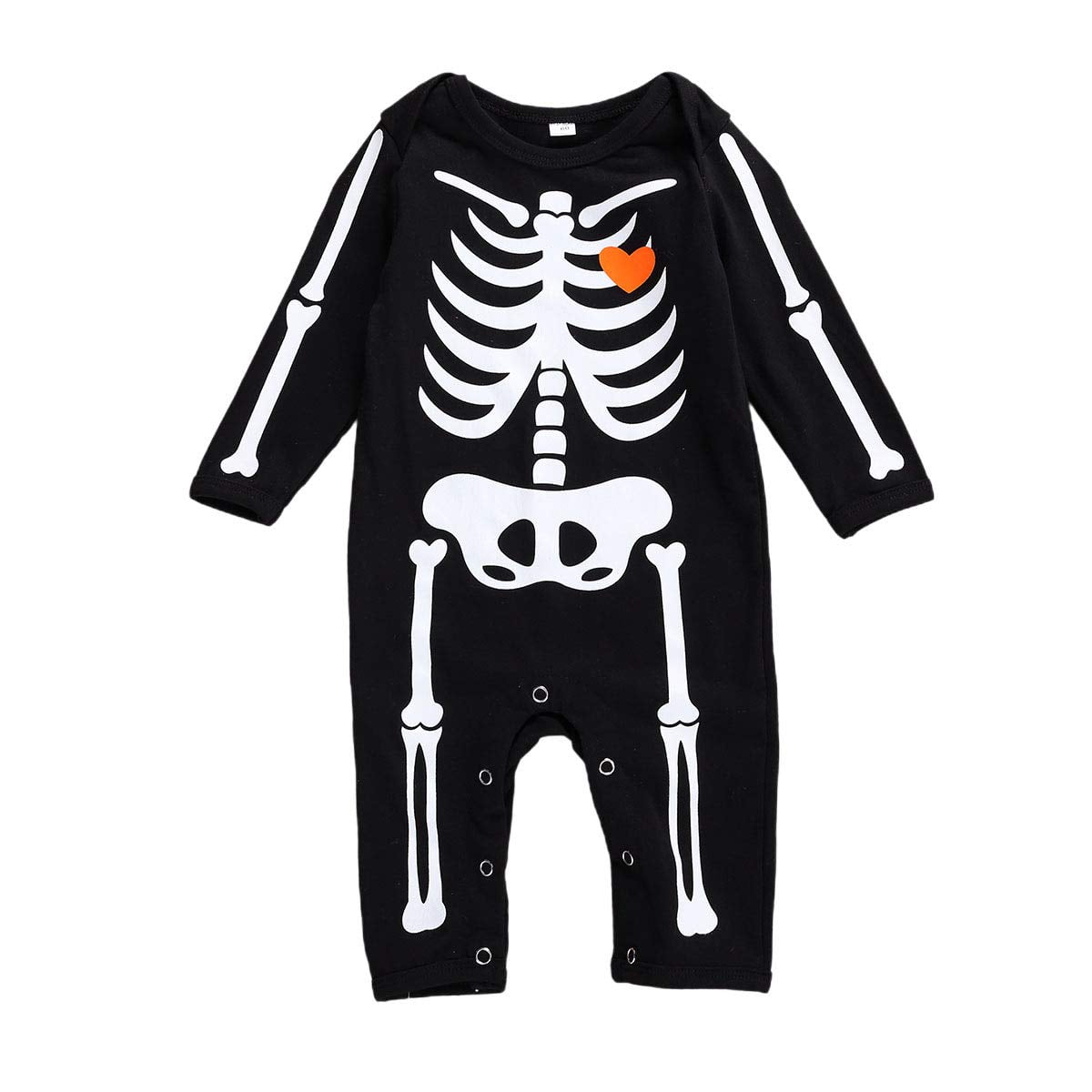 newborn skeleton onesie
