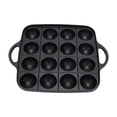 thumbnail image 2 of Takoyaki, 16 agujeros, bandeja para hornear albóndigas, máquina para hacer takoyaki multiusos con práctico revestimiento antiadherente para restaurant, 2 of 9