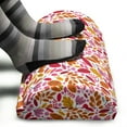 thumbnail image 3 of Nature Foot Rest, Colorful Pattern with Foliage Flowers Rustic Branches Changing of Seasons, Non-Slip Backing Adjustable Ergonomic Memory Foam Leg Support for Office, Multicolor, by Ambesonne, 3 of 5